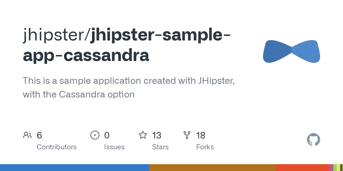 GitHub - jhipster/jhipster-sample-app-cassandra: This is a sample application created with JHipster, with the Cassandra option
