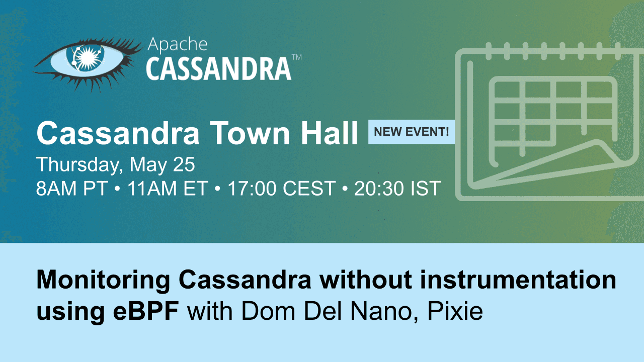Town Hall Replay: Monitoring Apache Cassandra Without Implementation
