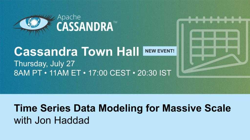 Town Hall Replay: Time Series Data Modeling for Massive Scale