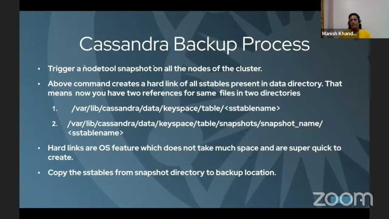 Using SSTable immutability for incremental backup | Apache Cassandra World Party 2022